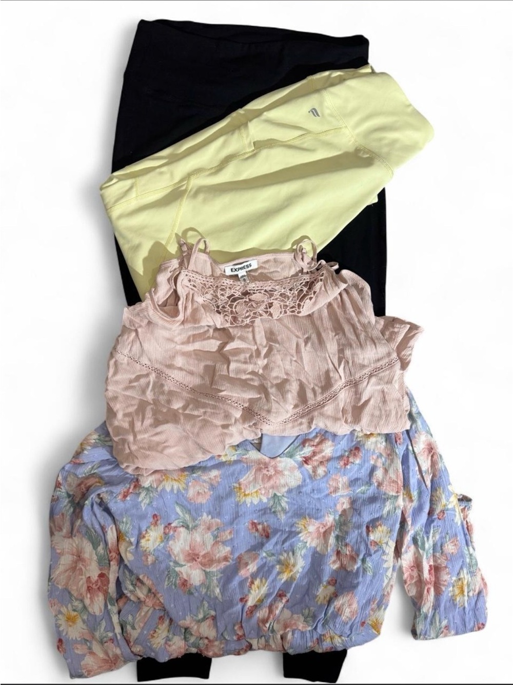 Express Light Blush Lace-Trim Camisole Combo of 4 pieces. Limited offer